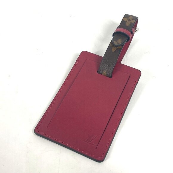 LOUIS VUITTON Monogram Name tag Not for sale charm MonogramCanvas Brown Unused - Picture 4 of 14